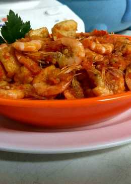 Balado Udang Tahu