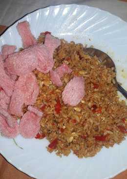 Nasi goreng telor pedas