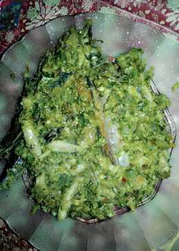 Balado teri sambel ijo