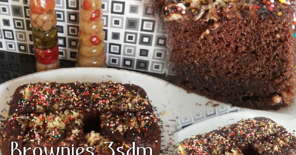 Resep Brownies 3sdm