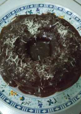 Brownis kukus vla coklat