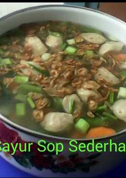 Sayur Sop Sederhana
