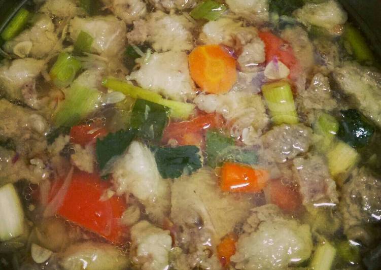 Resep Sop Daging dan Tetelan Oleh Renie Wisra