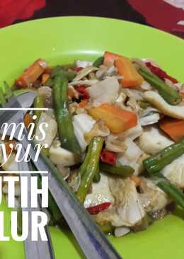 Tumis Sayur dan Putih Telur