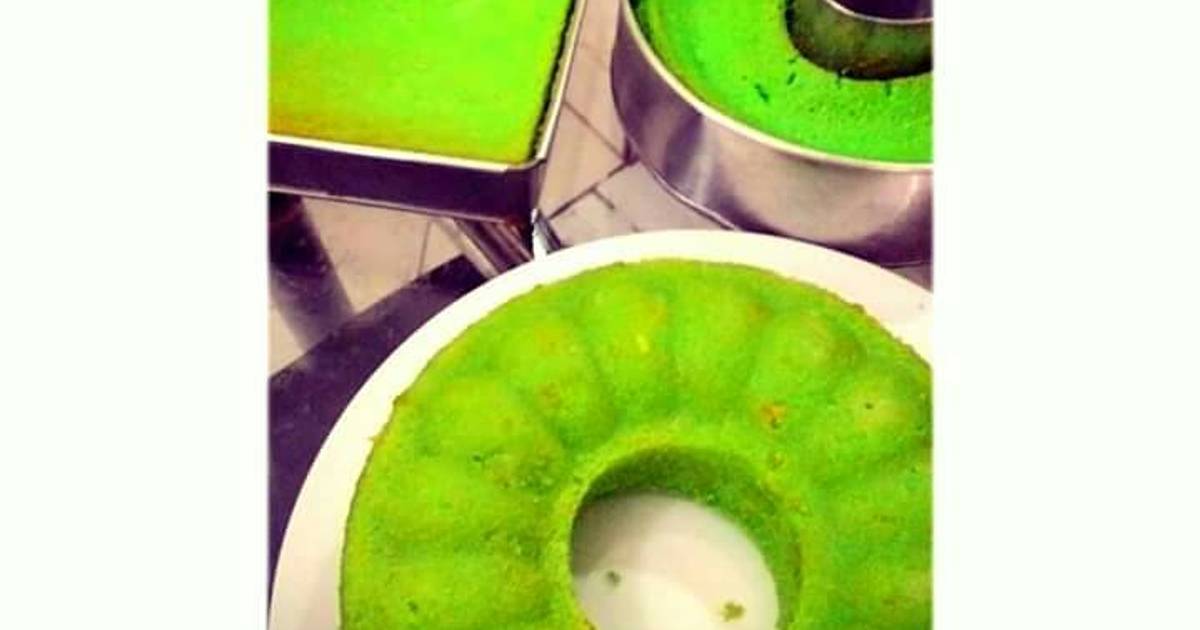 Resep cake pandan putih telur