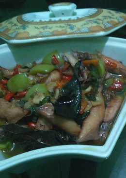 Tumis cumi asin saus tiram
