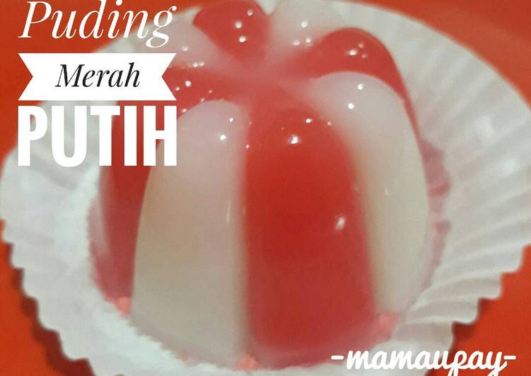 resep makanan Puding Merah Putih