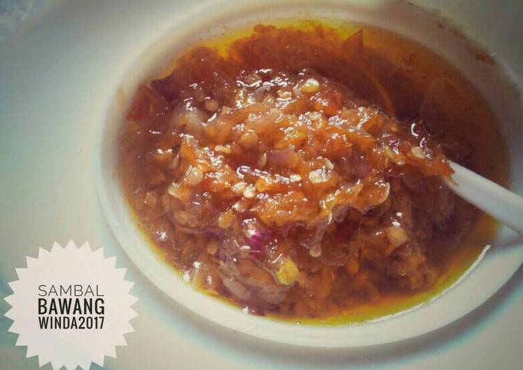 resep makanan Sambal Bawang ala Bu Rudy