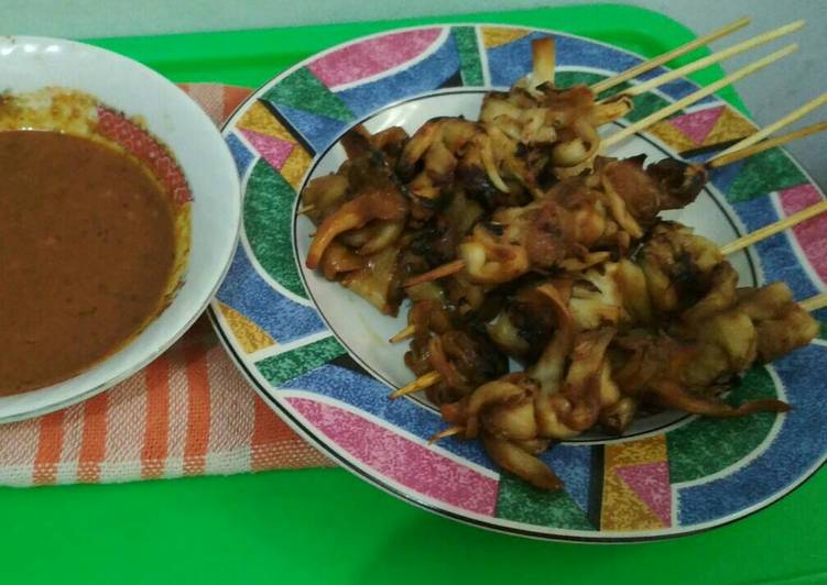Resep Sate jamur merang By Asih