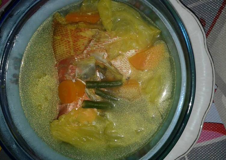 cara membuat Sayur asam kepala kakap