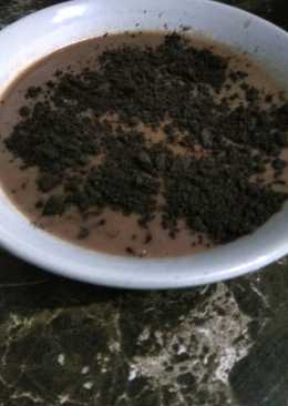 Pudding fuyo cokelat oreo