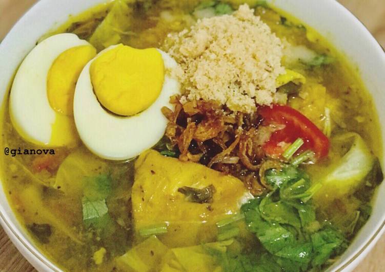 resep masakan Soto Ayam Lamongan