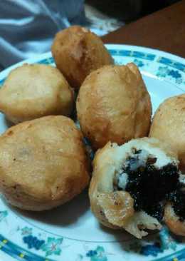 Roti Donat isi Keju Coklat (irit tanpa telur & susu)