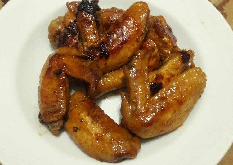 gambar untuk resep Roasted Spicy Chicken Wings ?? with Happy Call