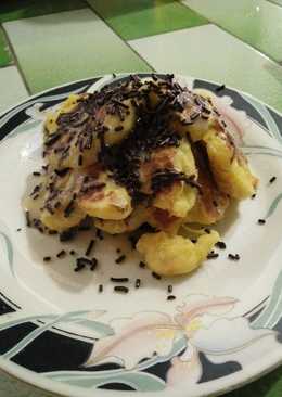 tradisional pancake buah cempedak