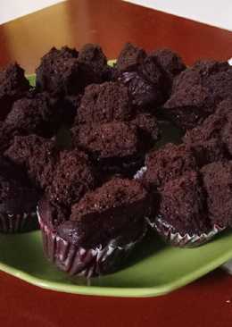 Bolu kukus coklat mekar