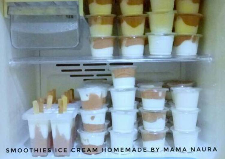 resep Smoothies ice cream by mama naura anti gagal