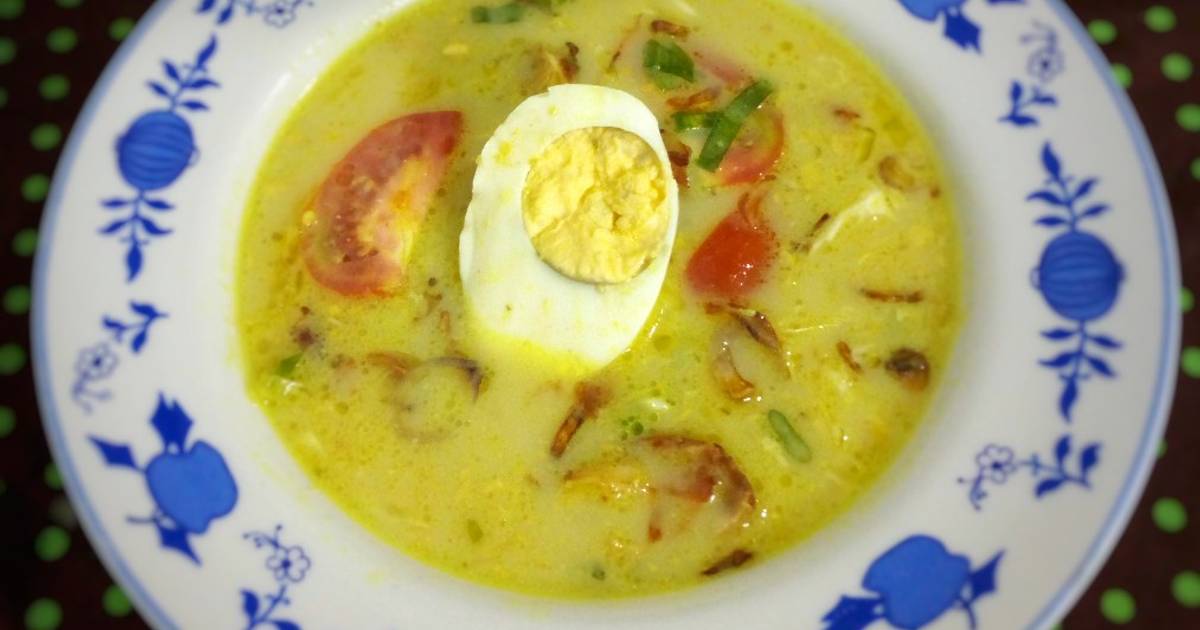 Foto Soto Ayam Kuah Santan