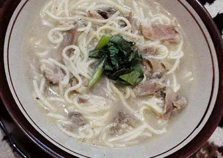 Resep Mie Kuah kaldu ayam