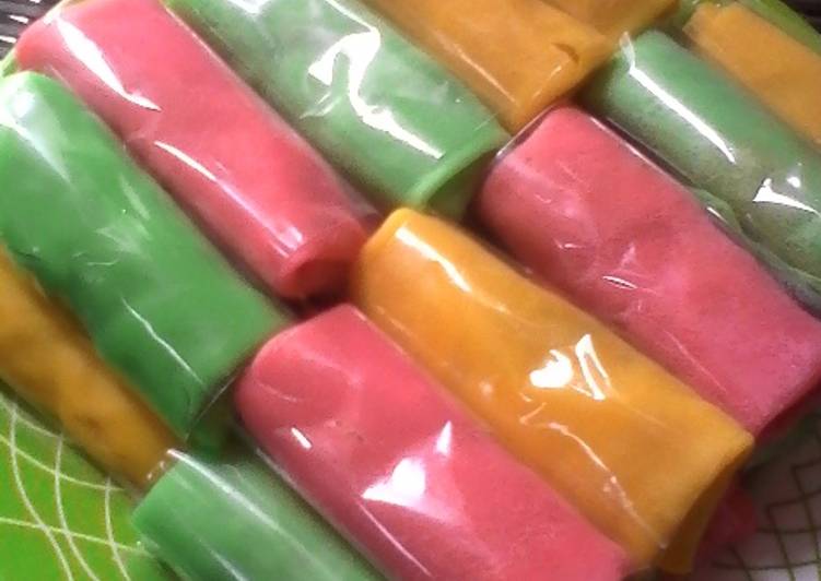 gambar untuk resep makanan Dadar gulung pelangi