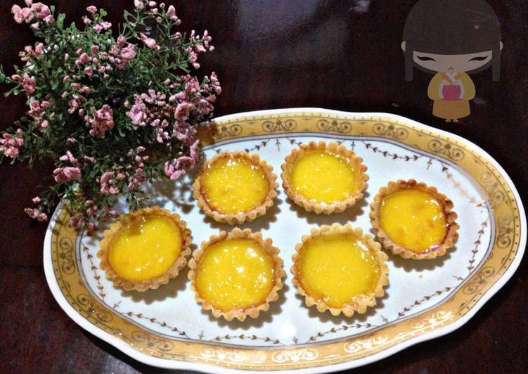 gambar untuk cara membuat Egg Tart Ala Mamita