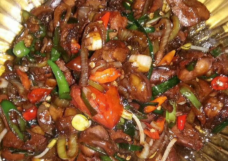 Resep Tumis ati cabe hijau Kiriman dari Jeng Encip