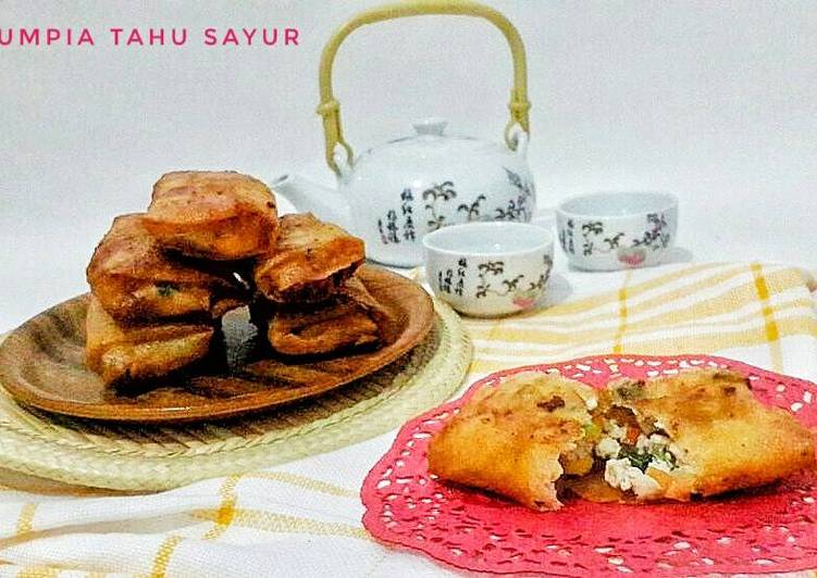 resep makanan Lumpia Tahu Sayur