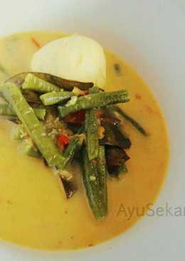 Kacang Panjang Telur Santan Simple