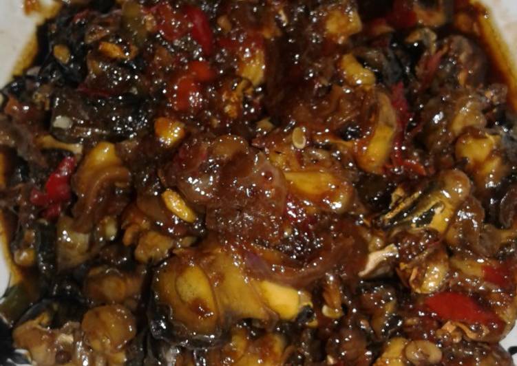 Resep Tutut (Keong sawah) Kecap pedaaaas ?? Karya Ike Feby ??