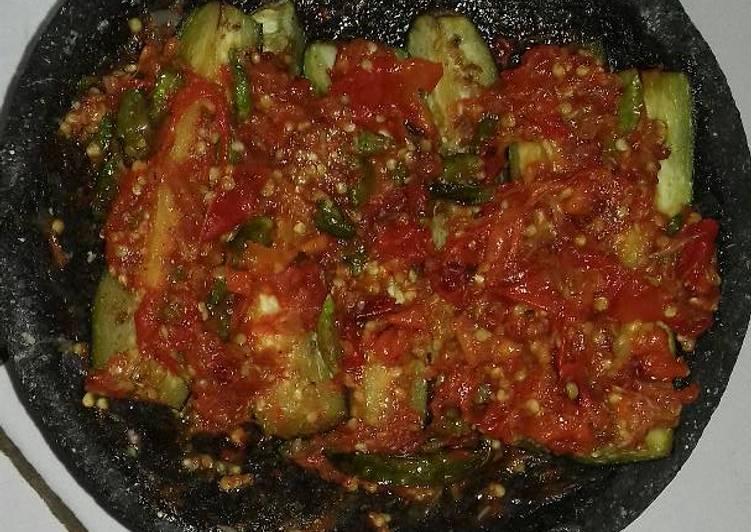 resep masakan Terong sambal penyet