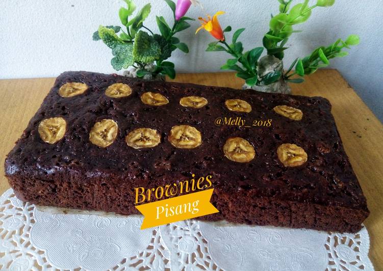 gambar untuk cara membuat ?? Brownies pisang #pr_babananakeik ??