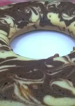 Marble Cake Putih Telur empuk, lembut, empus2