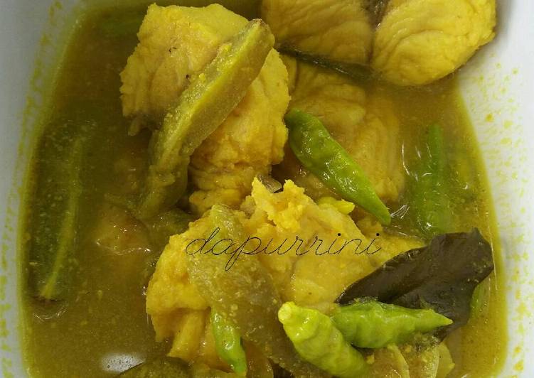 resep makanan Kakap kuah kuning belimbing wuluh