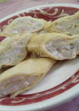 Chicken Vegetable Egg Roll ala Ummu Alfard