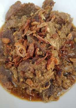Terik Daging (tanpa santan)