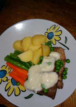 Bistik lidah saos putih