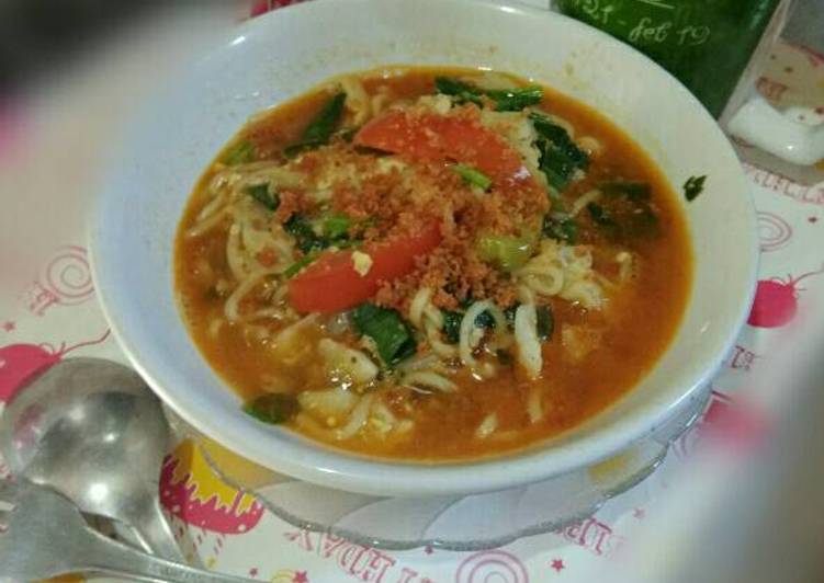 Resep Mie tek tek nyemek ala rumahan Dari Anto