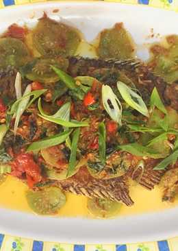 Gurame Goreng Cabe Tomat Ijo
