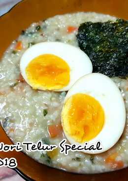 Bubur Nori Telur Special