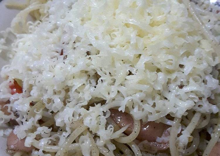 Resep Spaghetti aglio e olio darurat