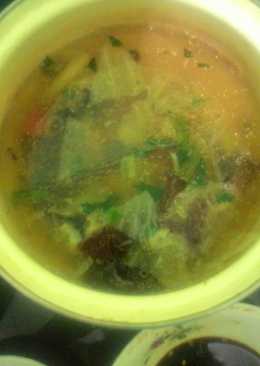 Sup jamur hitam