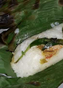 Nasi bakar sambal bandeng kemangi