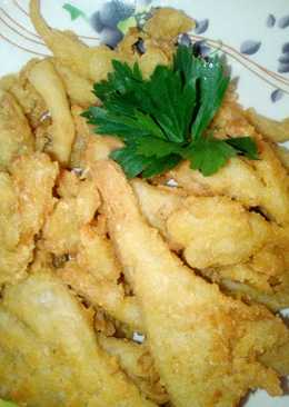 Jamur Krispy rasa keju