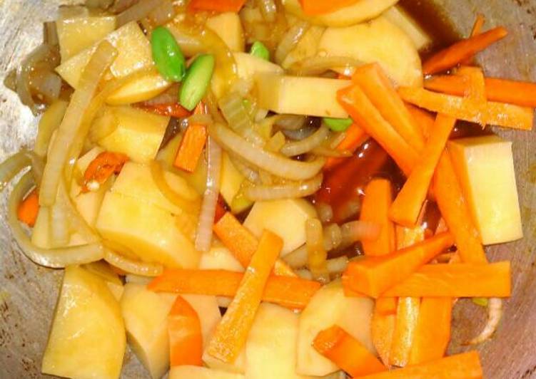 resep masakan Tumis kentang pete