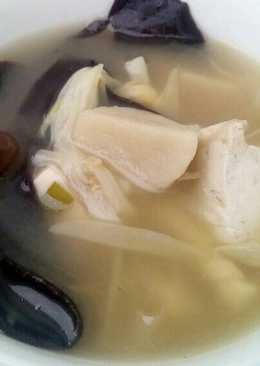 Sup bakso ikan jamur