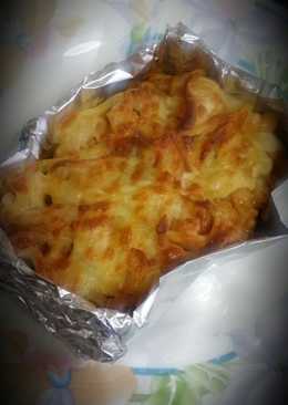 Baked macaroni beef and cheese