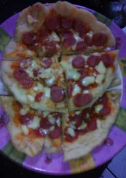 Roti pizza kilat tanpa oven ala shilla