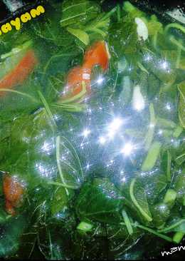 Sayur Bayam Bening Bumbu Tumis