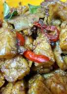 20. Tempe Tumis Kulit Ayam