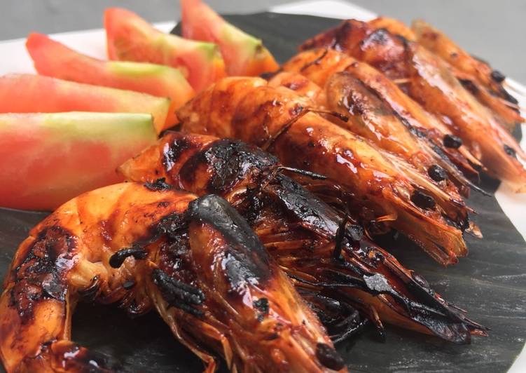 gambar untuk resep makanan Udang Bakar Madu